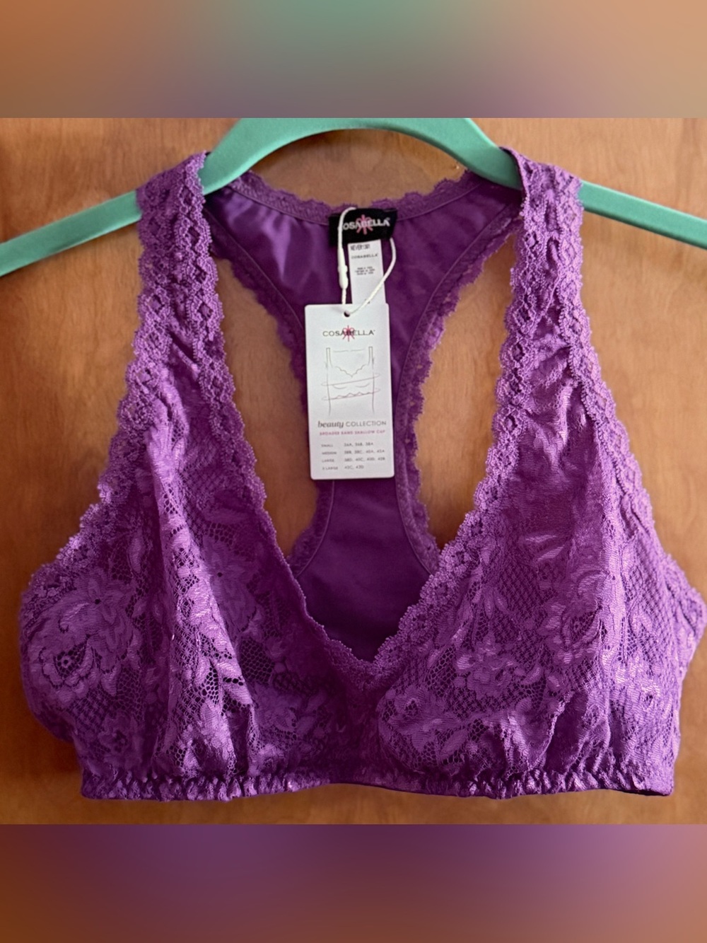 Beautiful Cosabella Racerback Bralette NWT